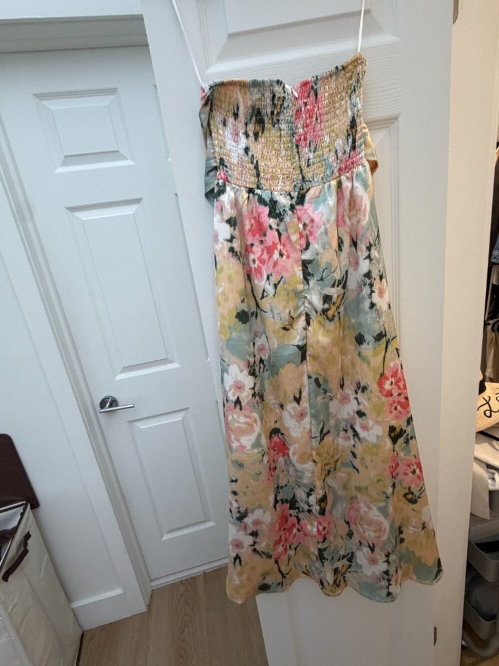 Midi Silky Floral Dress - Picture 7 of 7
